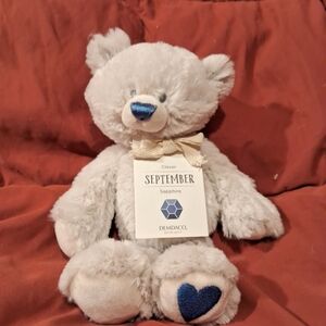 Demdaco Plush Bear with Blue Details